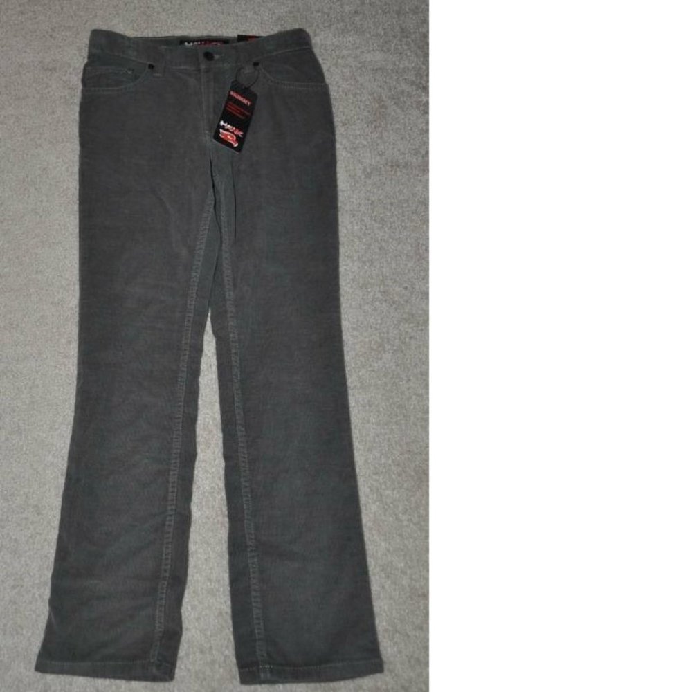 Boys Corduroy Pants 18 Adjustable Waist Tony Hawk Gray 5 Pocket Tapered